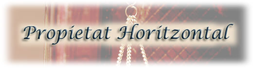 PROPIETAT HORITZONTAL